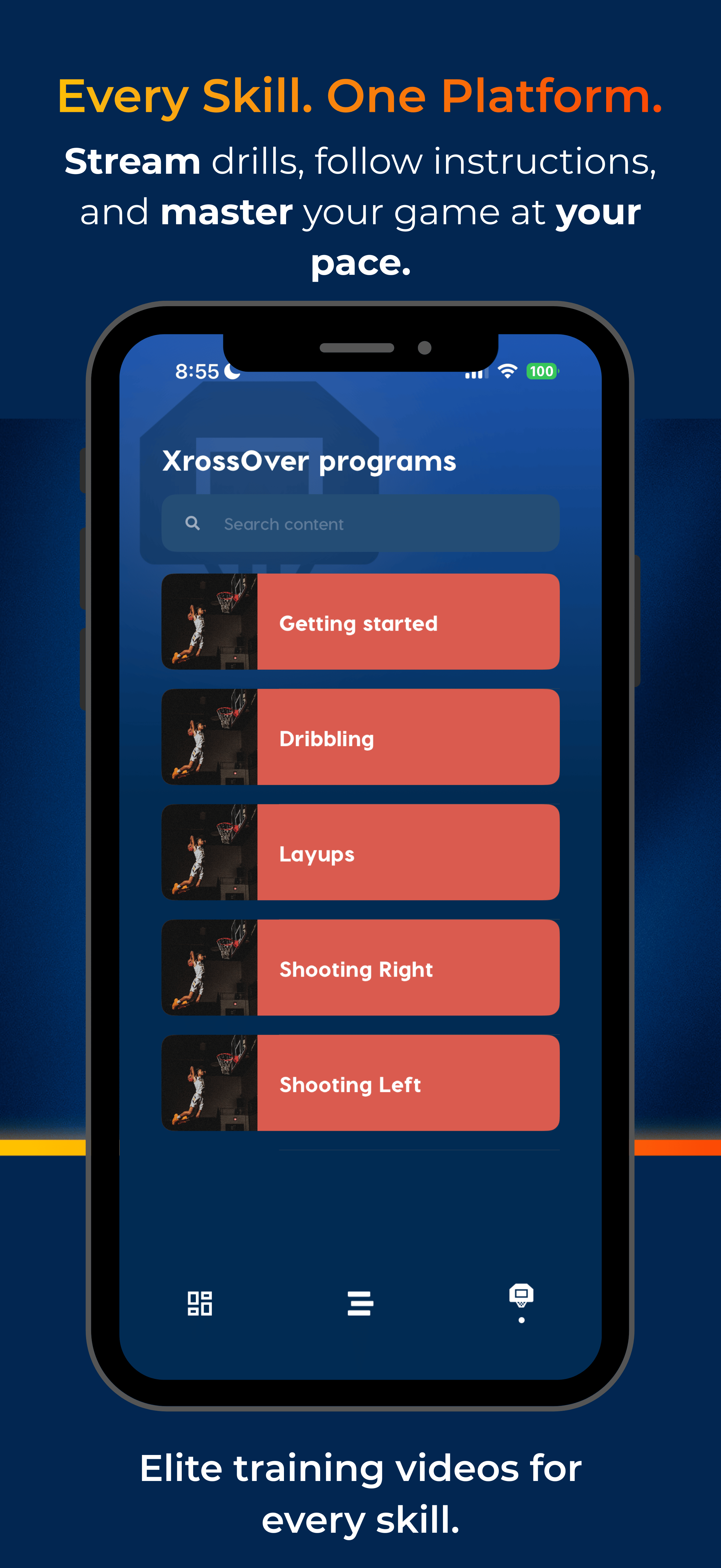 XOver Trainer app screenshot
